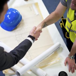 Construction-handshake