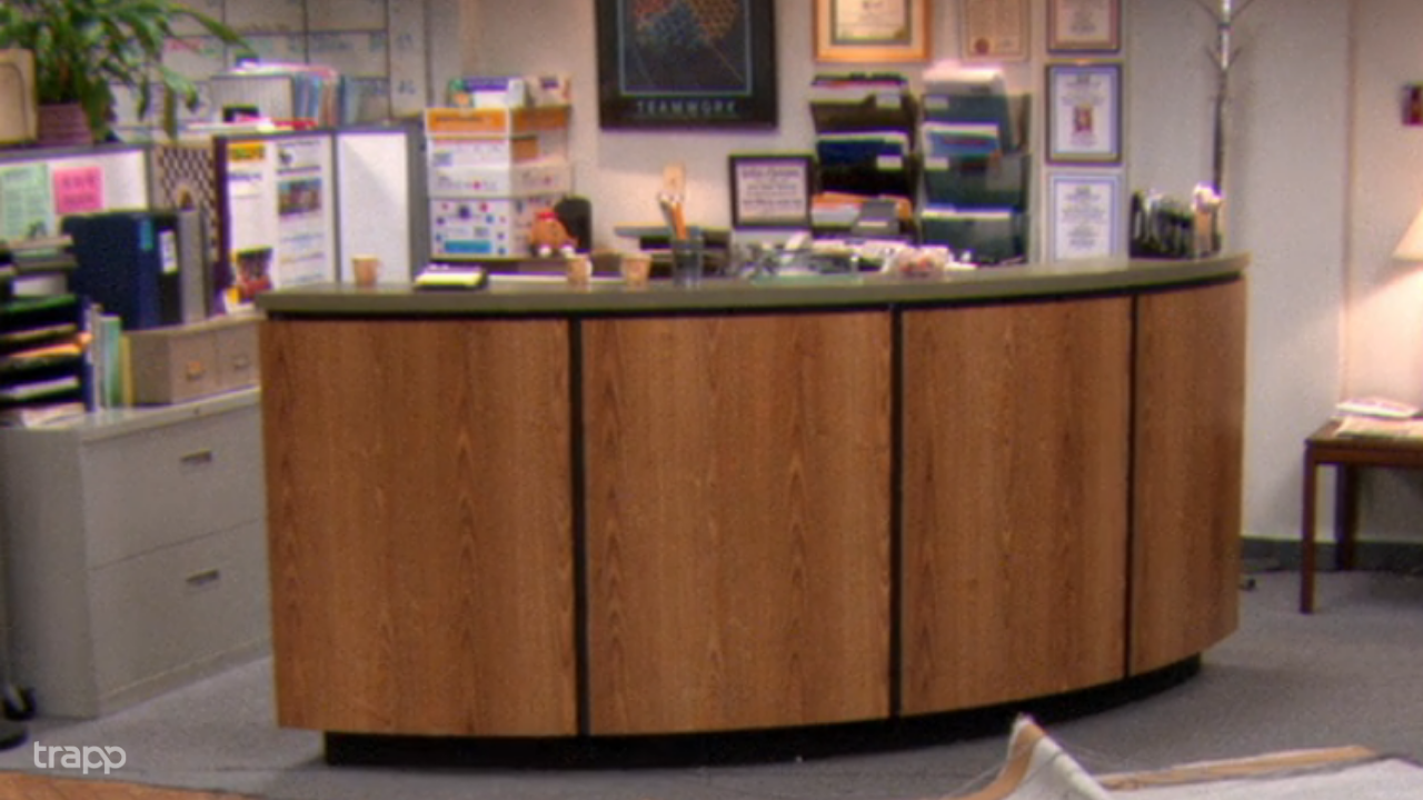 the office zoom video background